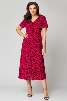 Платье Мишель Стиль 1185 красно-черный #1