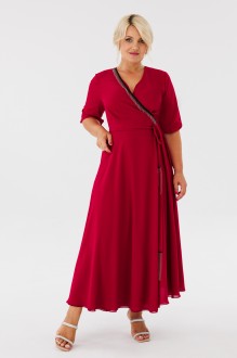 Вечернее платье Anastasia м-1113 вишневый #1