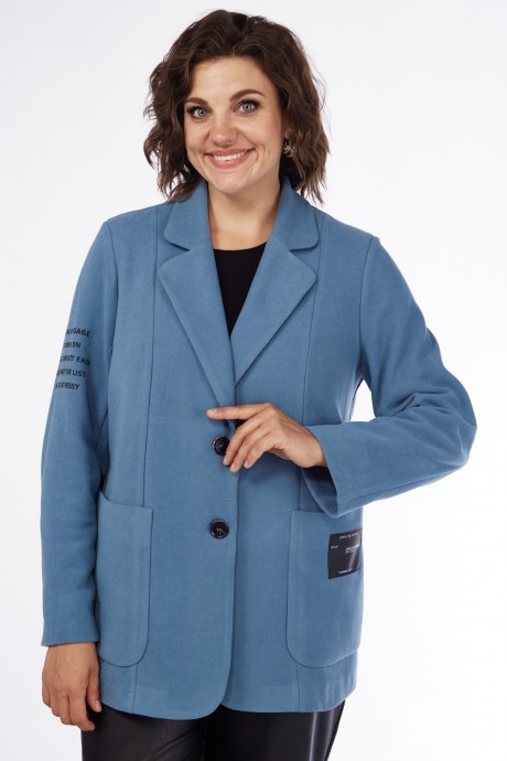 Жакет (пиджак) Jurimex 2976 голубой размер 52-56 #1