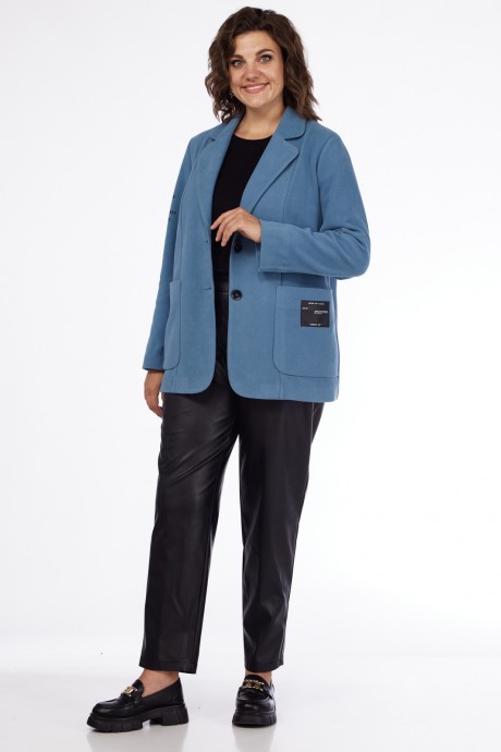 Жакет (пиджак) Jurimex 2976 голубой размер 52-56 #3