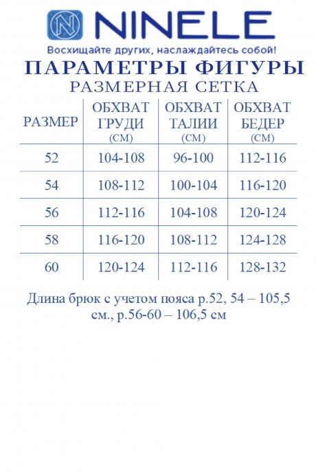 Костюм/комплект NINELE (Нинель Шик ) 5994 василек размер 52-60 #10