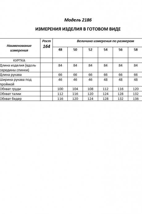 Куртка Shetti 2186 ментол размер 48-58 #7