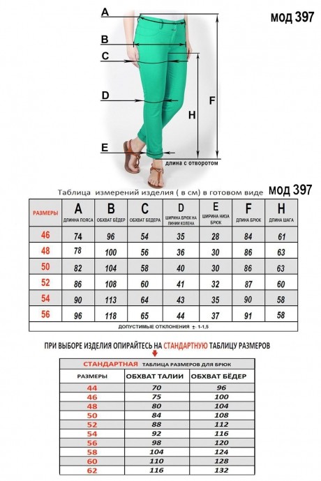 Брюки Ликвидация Mirolia 397 Р узор на розовом фоне размер 56 #4