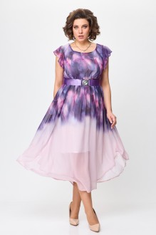 Платье SolomeaLux 958 лиловый #1