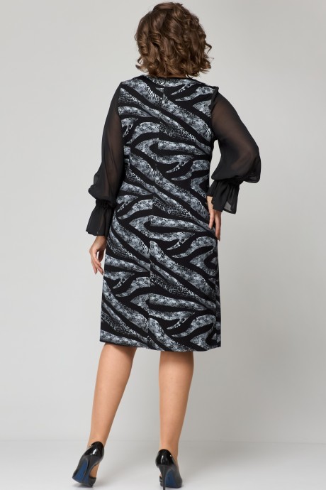 Вечернее платье EVA GRANT 7236 черный размер 48-58 #4