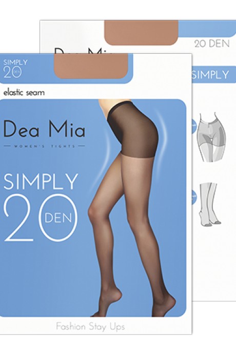 Колготки Dea Mia SIMPLY 20 natural размер 2-4 #1